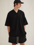  Tee Essential V neck Jet Black 