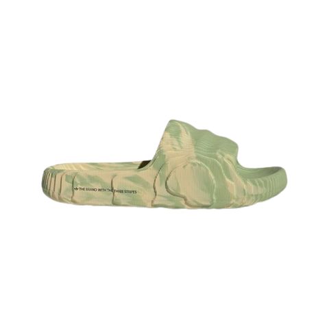  Adidas Adilette 22 Slides 'Magic Lime Desert Sand' 
