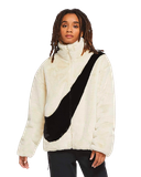  Nike Faux Fur Jacket White 