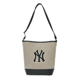  MLB Basic Big Logo Canvas Bucket Bag NY 
