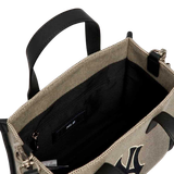  MLB Basic Big Logo Canvas Small Tote Bag NY 