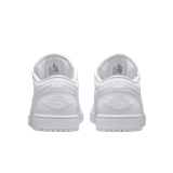  Nike Air Jordan 1 Low Quilted “Triple White” (W) 