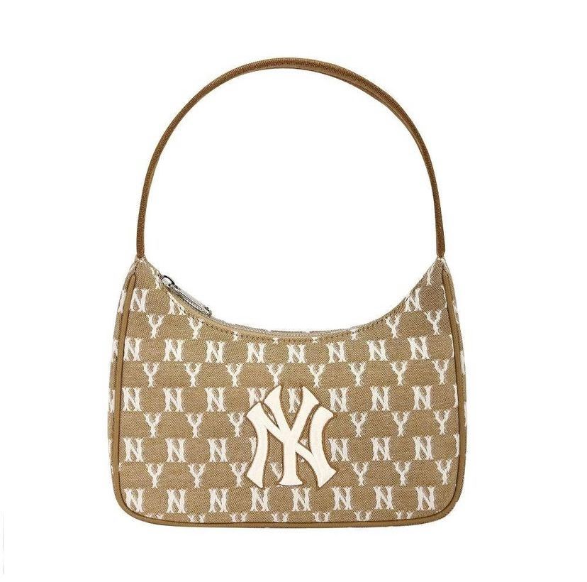  MLB Monogram Embossed Hobo Bag 
