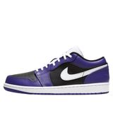  Air Jordan 1 Low Court Purple Black 