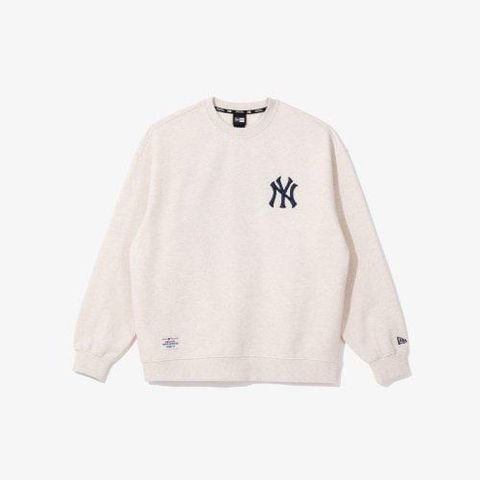  Sweater NEW ERA x MLB Basic Logo New York Yankees Oatmeal 