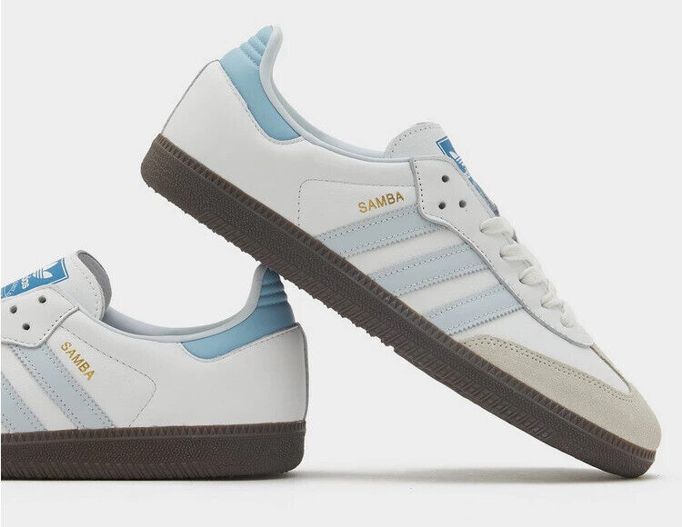 Adidas samba best sale baby blue
