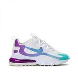  Air Max 270 React Gradient Shift White Blue Purple 