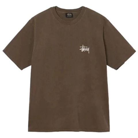  Tee Stussy basic logo coffe 