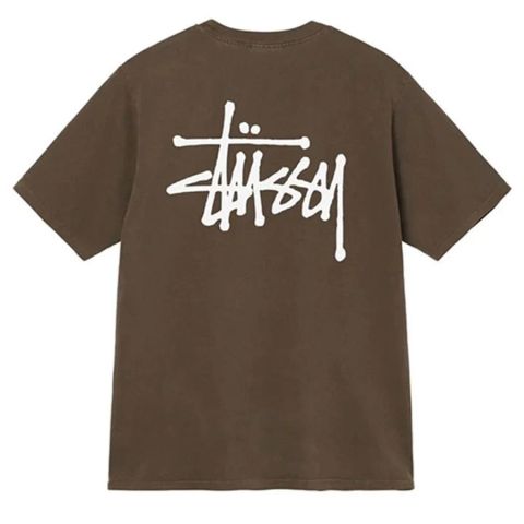  Tee Stussy basic logo coffe 