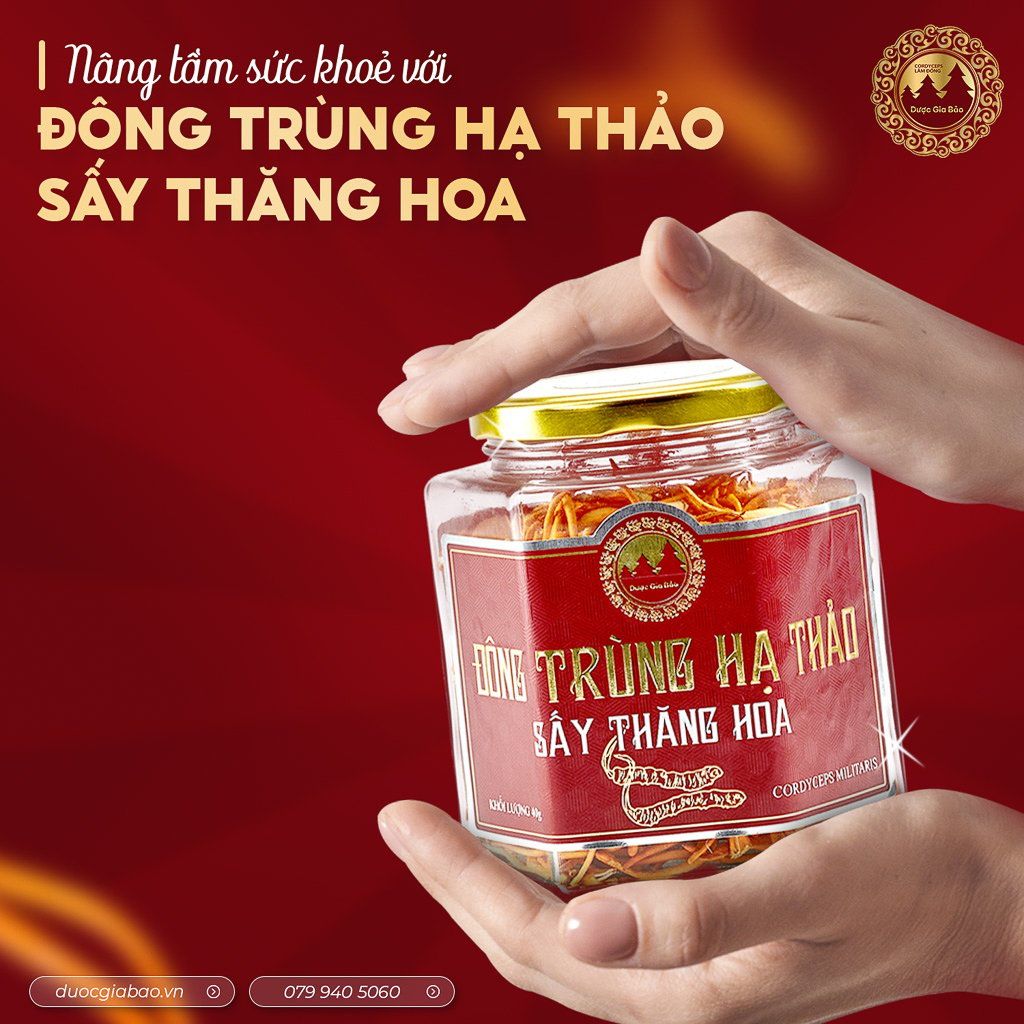  Đông Trùng Hạ Thảo Sấy Thăng Hoa 