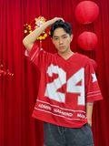  Áo Jersey Ngắn Tay 24 Jersey Madmind - Màu Đỏ 