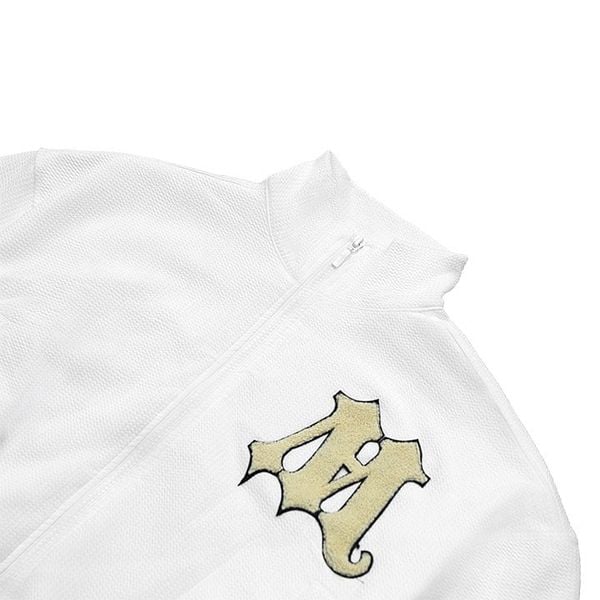  Áo Khoác Tay Dài Thêu Logo Sang Trọng Bobble Jacket Madmind - Màu Trắng 