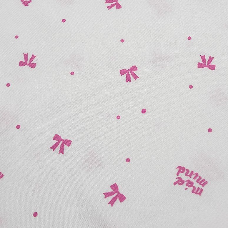  Quần Dài Nơ Hồng Bow Pants Madmind - Màu Trắng 