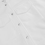  Áo Khoác Bomber Tay Dài Sang Trọng Cozy Bomber Jacket Madmind - Màu Trắng 