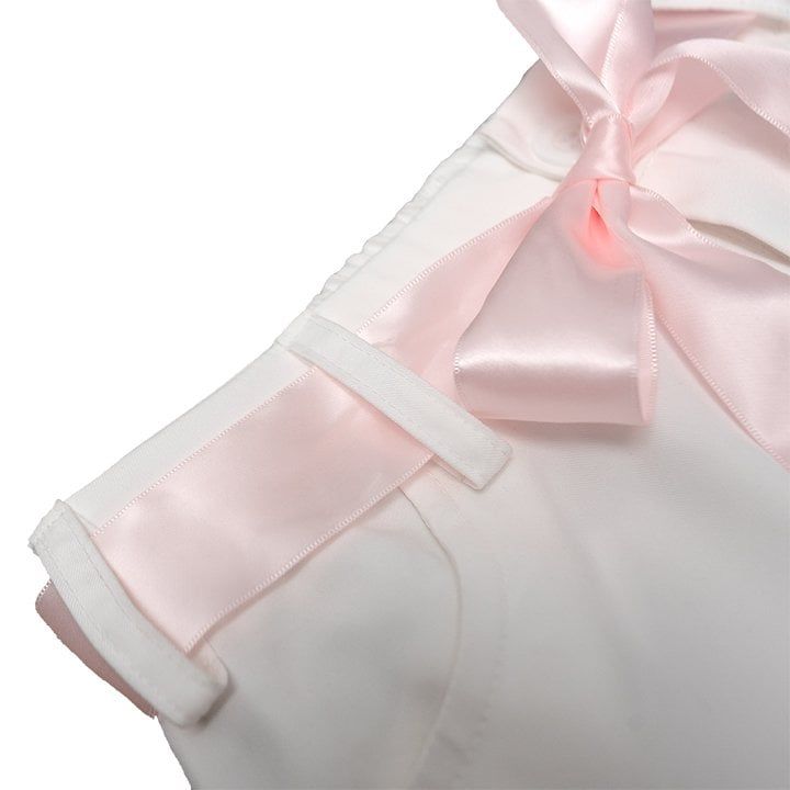  Quần Dài Phối Thắt Nơ Ribbon Trouser Madmind - Màu Trắng 