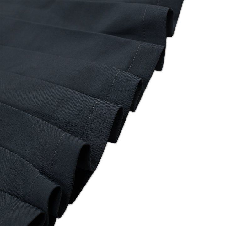  Chân Váy Kaki Xếp Ly Pleated Mini Skirt Cao Cấp  - Màu Xám 