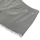  Quần Short Ôm Phối Ren Solf Shorts Madmind - Màu Xám 