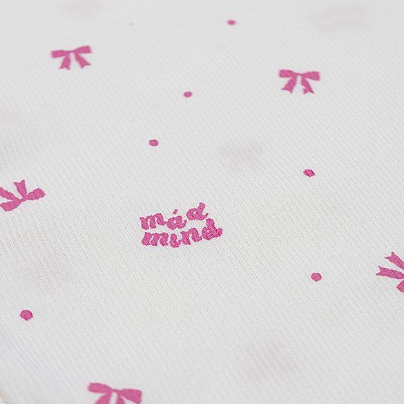  Quần Dài Nơ Hồng Bow Pants Madmind - Màu Trắng 