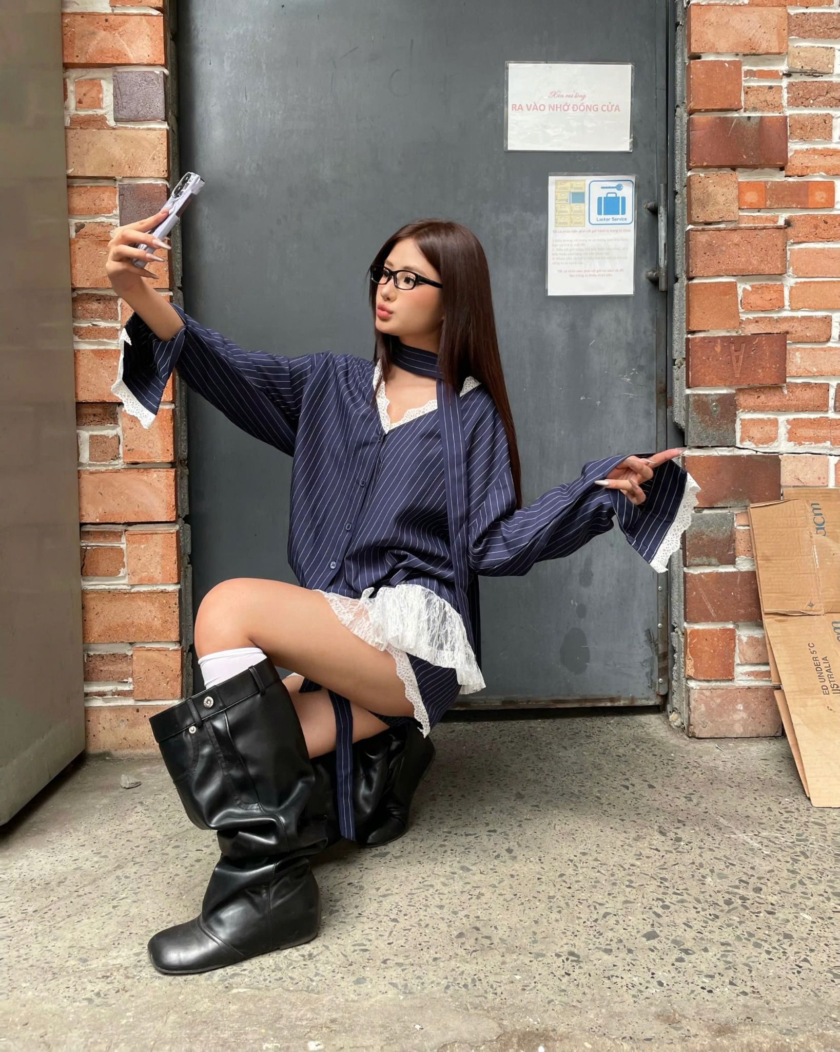  Quần Ngắn Nữ Thiết Kế MIKO MADMIND - Màu Xanh Đen 