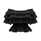  [ MẶC 4 KIỂU ] Áo Nữ Trễ Vai PUDDING MADMIND - Màu Đen 