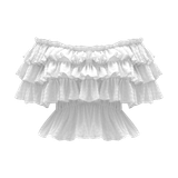  [ MẶC 4 KIỂU ] Áo Nữ Trễ Vai PUDDING MADMIND - Màu Trắng 