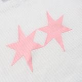  Áo Thun CropTop Tay Ngắn Ôm Body Ren Hồng Lace Madmind - Màu Trắng 