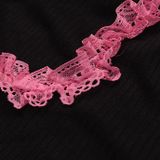  Quần Ngắn Ôm Body Ren Hồng Lace Shorts Madmind - Màu Đen 