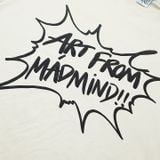  Áo Thun Ngắn Tay In Hình Art Tshirt Madmind 100% Premium Cotton - Màu Be 