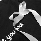  Áo Thun Phối Thắt Nơ Your Gift Madmind - Màu Đen 