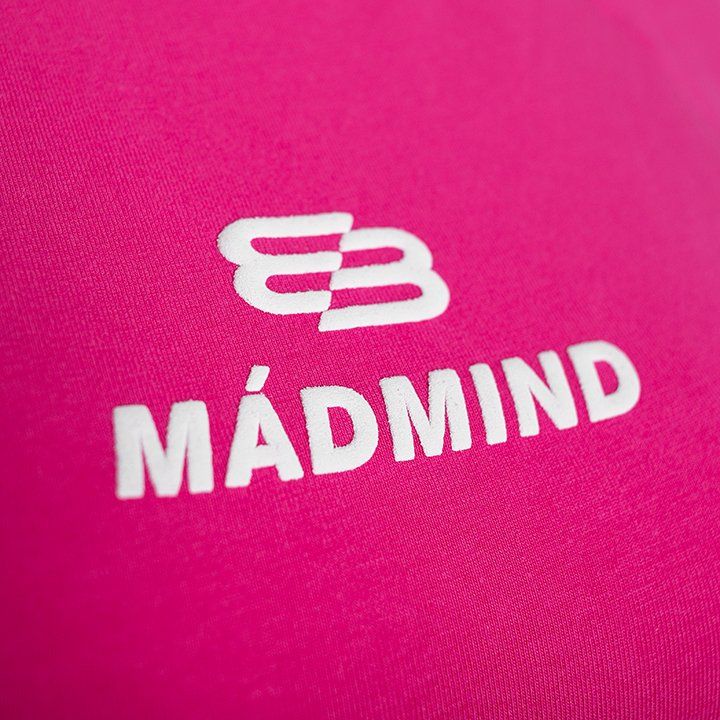  Áo Thun Form Body MM Era Madmind - Phối 2 Sọc Tay Ngắn, Premium Cotton Màu Hồng 