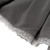  Chân Váy Ngắn Phối Ren (Có Quần Bảo Hộ) Baby Skirt Madmind - Màu Xám 