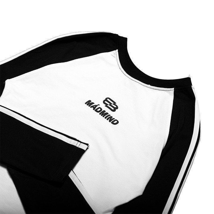  Áo Tay Dài Phối 2 Sọc Era Long Sleeve Tshirt Màu Đen 