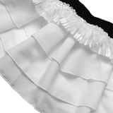  Chân Váy Ngắn Nhún 4 Tầng Phối Ren (Có Quần Bảo Hộ) Rora Skirt MADMIND - Màu Trắng 