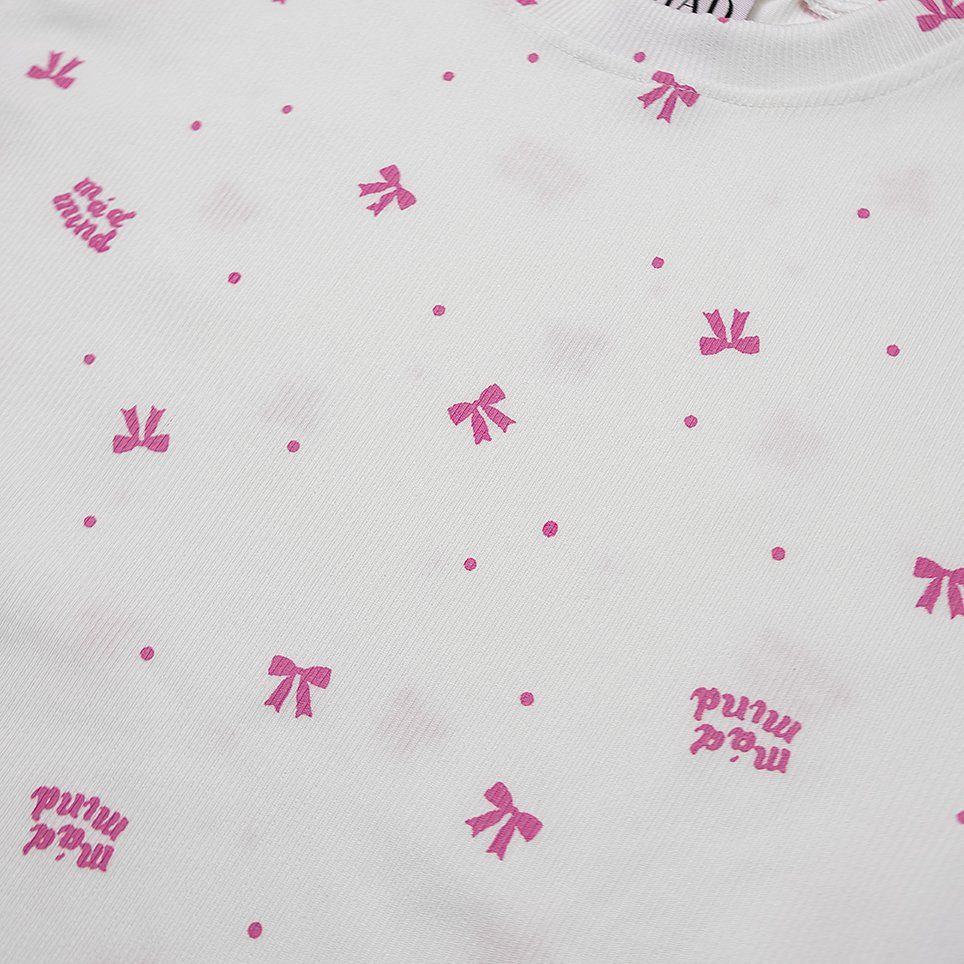  Quần Dài Nơ Hồng Bow Pants Madmind - Màu Trắng 