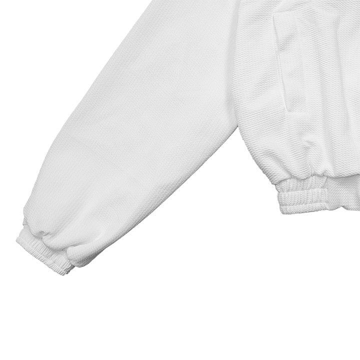  Áo Khoác Tay Dài Thêu Logo Sang Trọng Bobble Jacket Madmind - Màu Trắng 