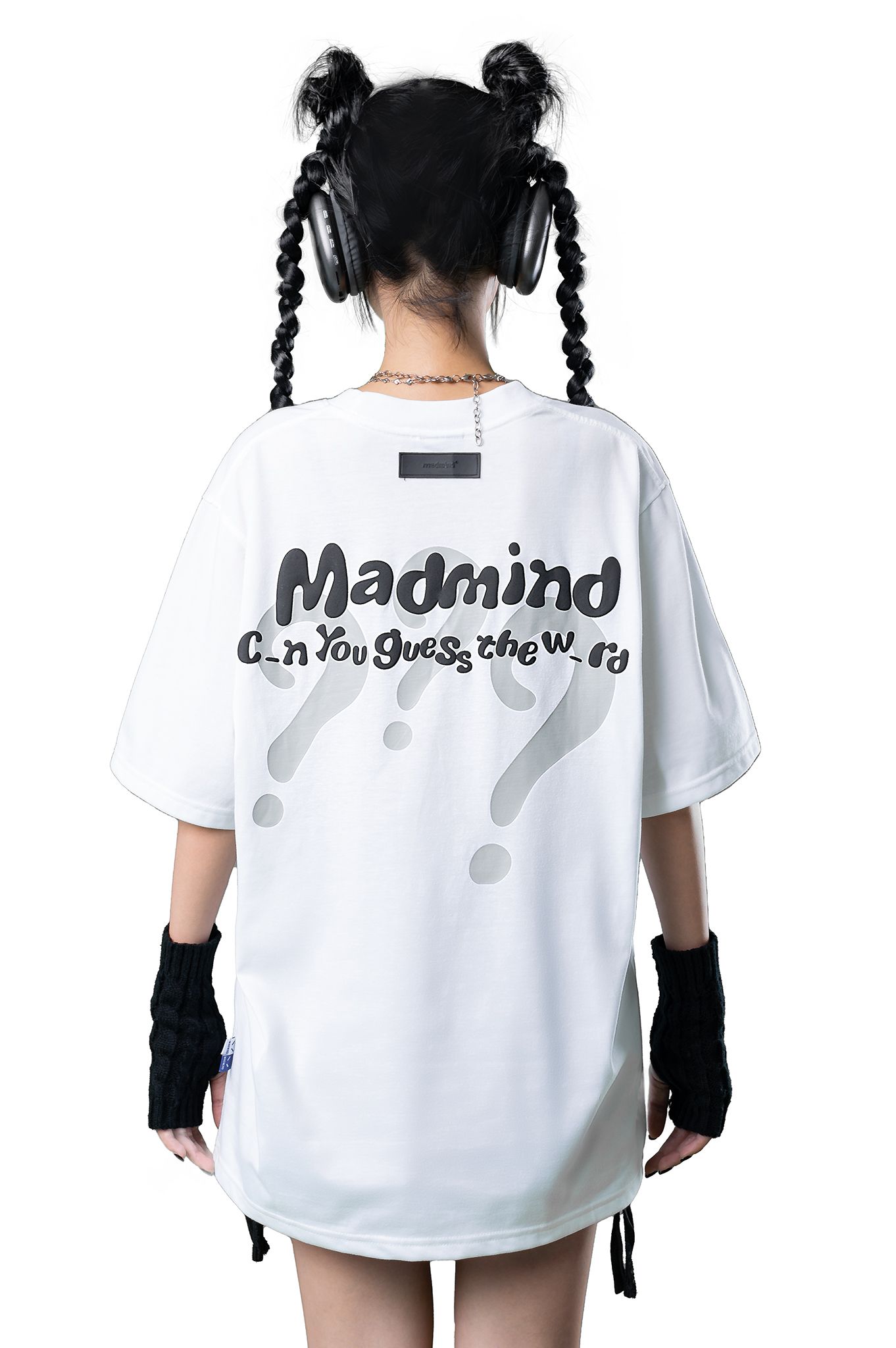  Áo Thun abcdef Madmind Màu Trắng 