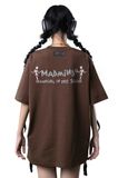  Áo Thun Skull Madmind Màu Nâu 
