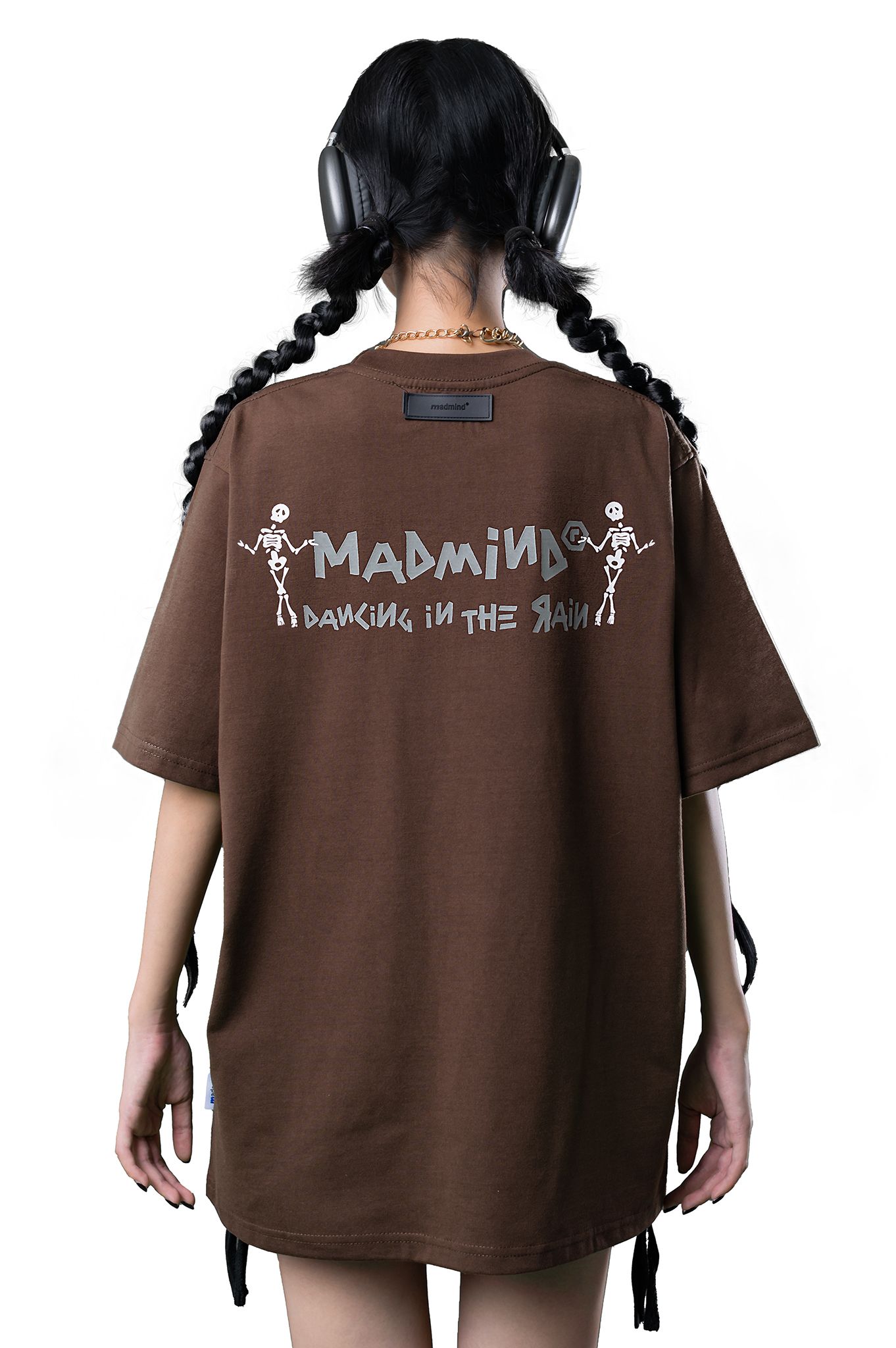  Áo Thun Skull Madmind Màu Nâu 