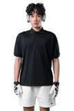  Áo Polo Fresh Madmind Màu Đen, Vải Cá Sấu 