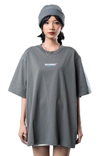  Áo Thun Essential Madmind Màu Xám, In Cao, Logo Lấp Lánh 