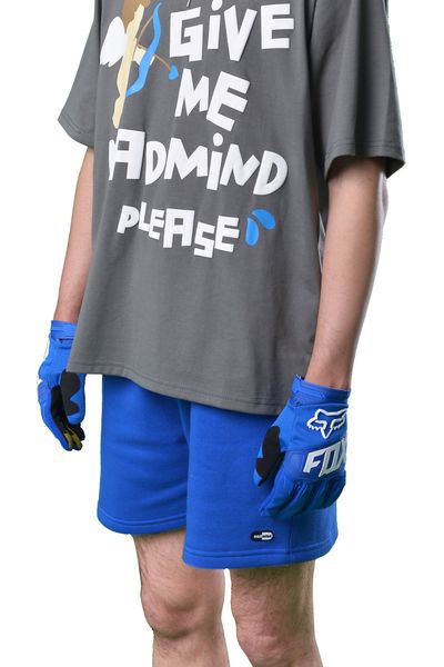  Quần Ngắn Premium Logo Madmind Nỉ Bông Màu Xanh Dương 