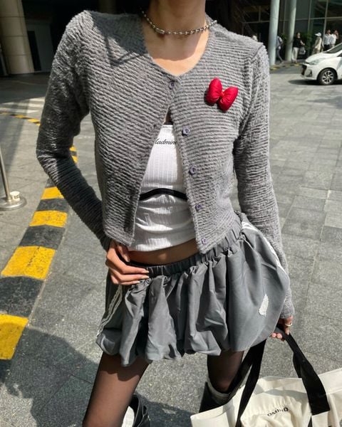  Áo Khoác Nữ MEOWGIC MADMIND - Màu Xám 