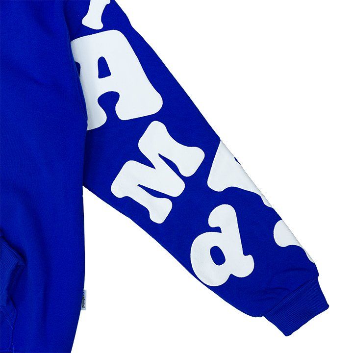  Áo Hoodie Tay Dài Bubblegum In Nổi Madmind -  Màu Xanh Dương 