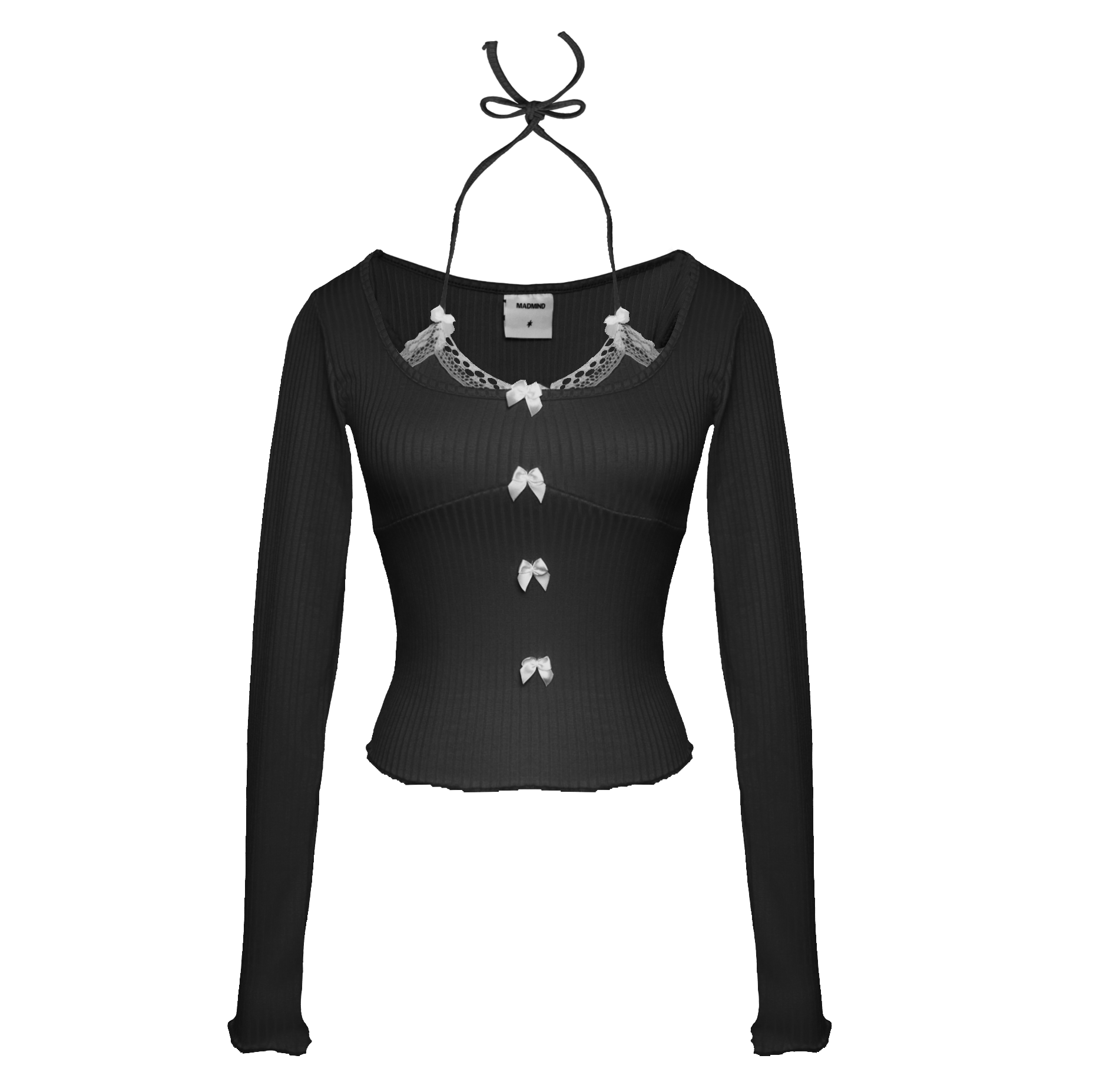  Áo Nữ Tay Dài BOWTIFUL MADMIND - Màu Đen 