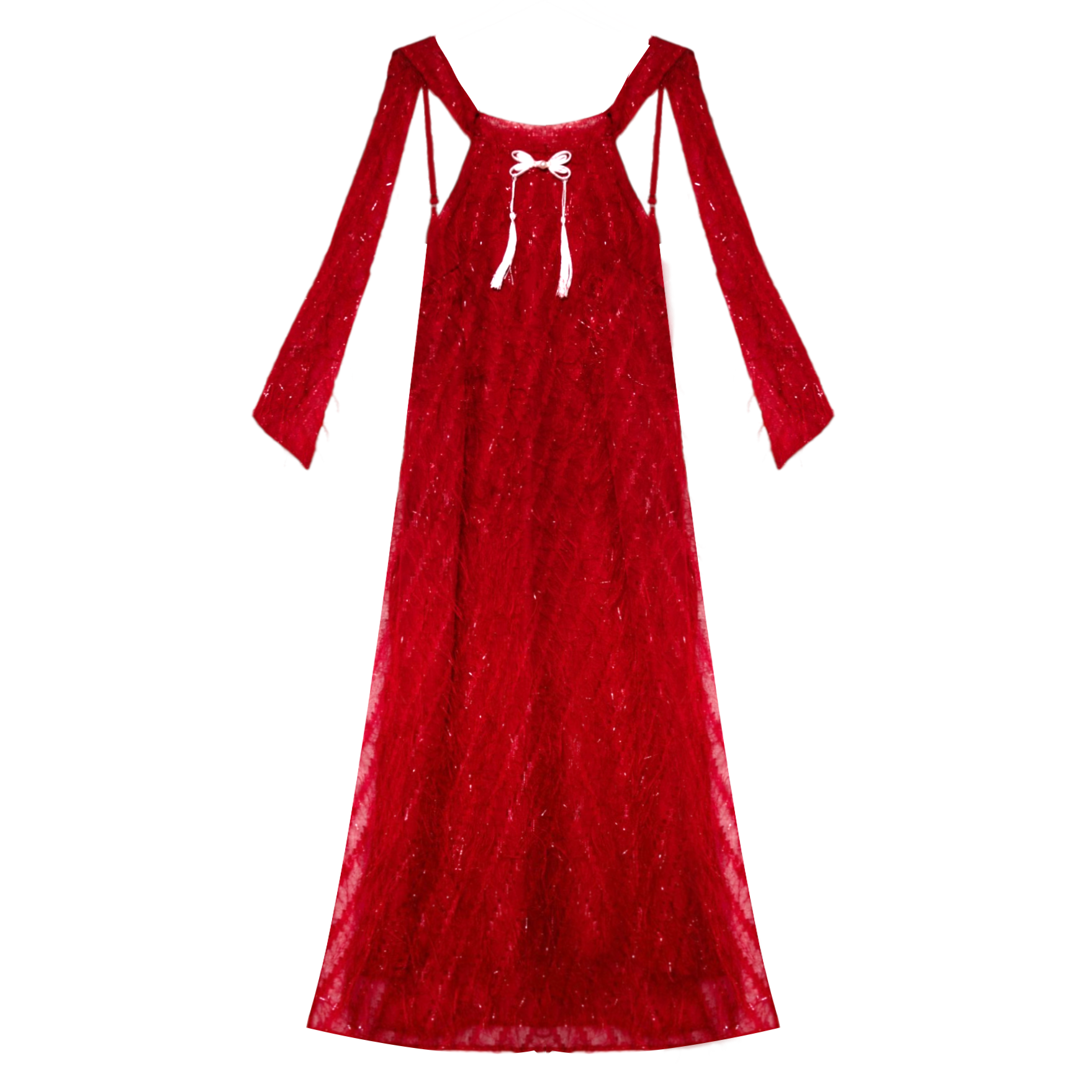  Áo Dài Mộng Đình MADMIND - Màu Đỏ 