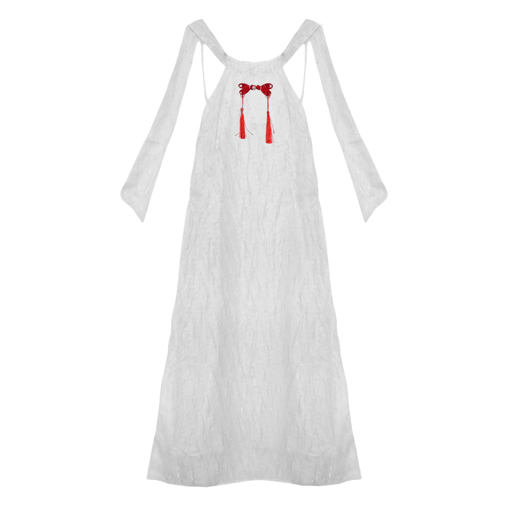  Áo Dài Mộng Đình MADMIND - Màu Trắng 