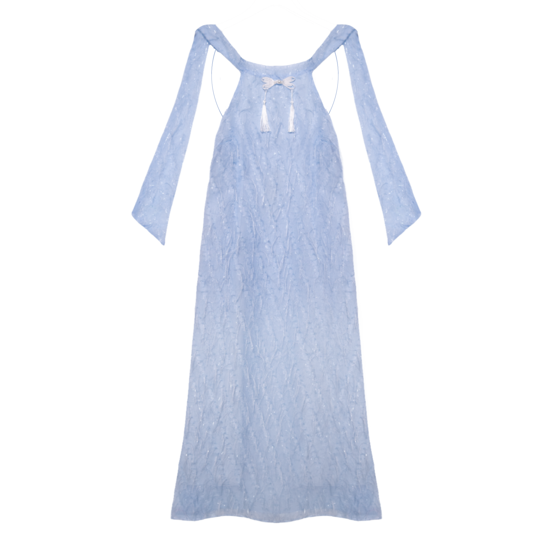  Áo Dài Mộng Đình MADMIND - Màu Xanh Dương 