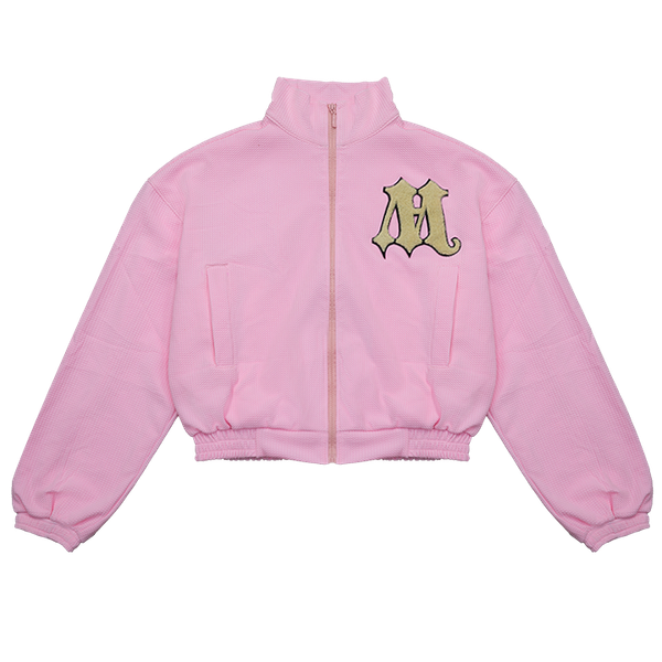  Áo Khoác Tay Dài Thêu Logo Sang Trọng Bobble Jacket Madmind - Màu Hồng 