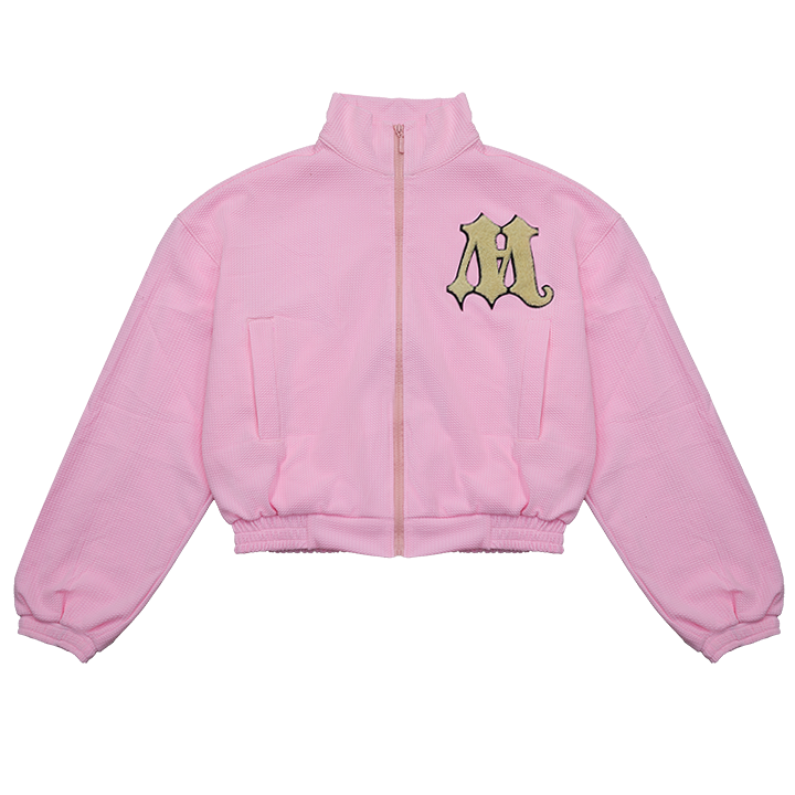  Áo Khoác Tay Dài Thêu Logo Sang Trọng Bobble Jacket Madmind - Màu Hồng 