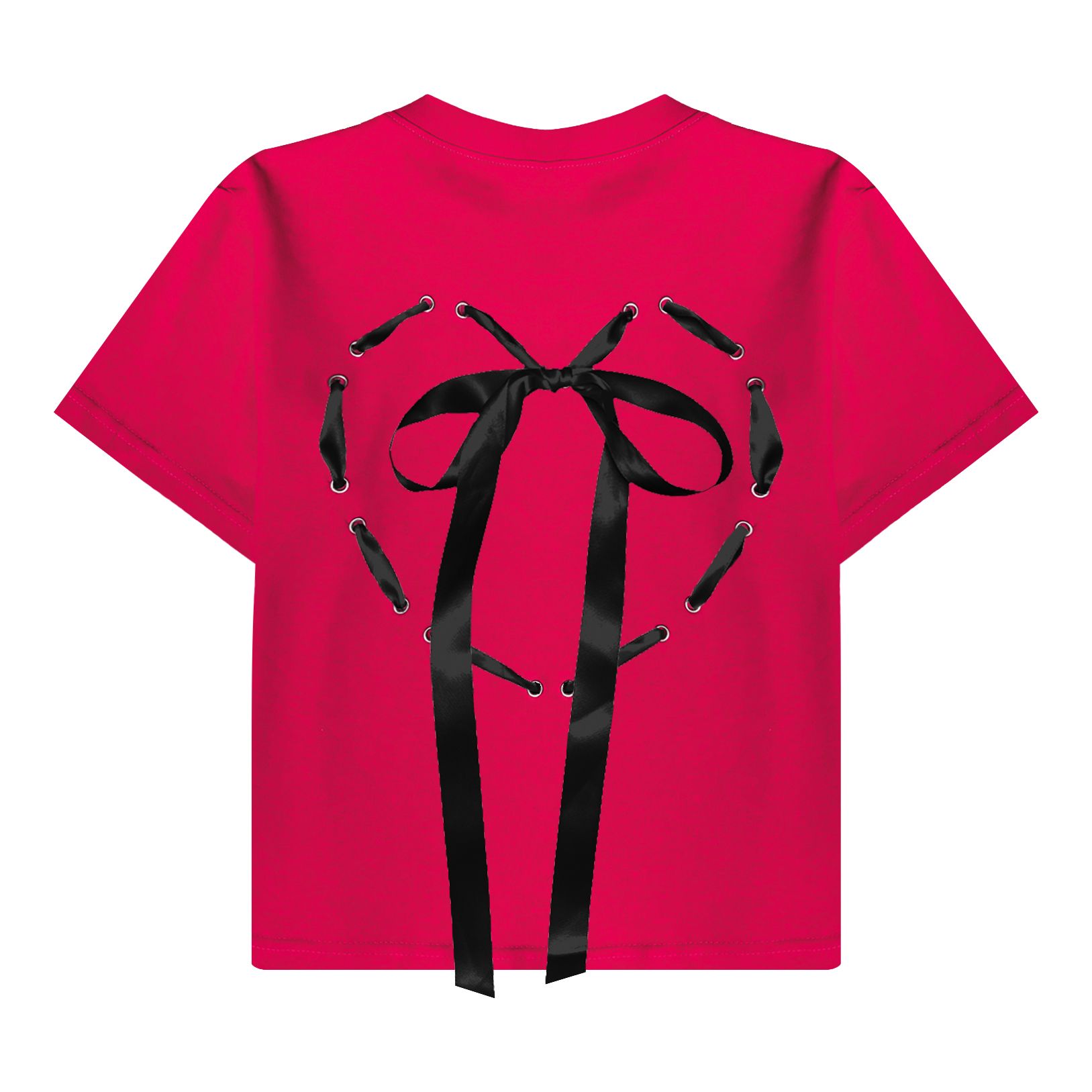  Áo Thun Phối Thắt Nơ Your Gift Madmind - Màu Hồng 